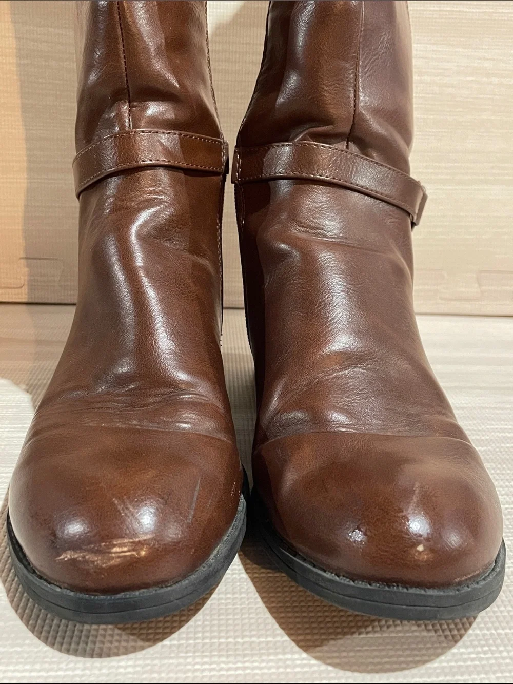 Life Stride Women's Tall Brown Riding Boots